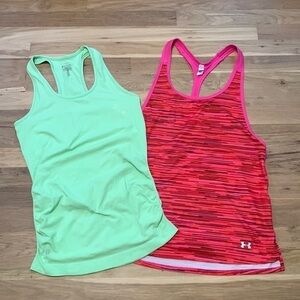 Athleta & Under Armour Racerback Workout Colorful Activewear Tank Tops Women XS